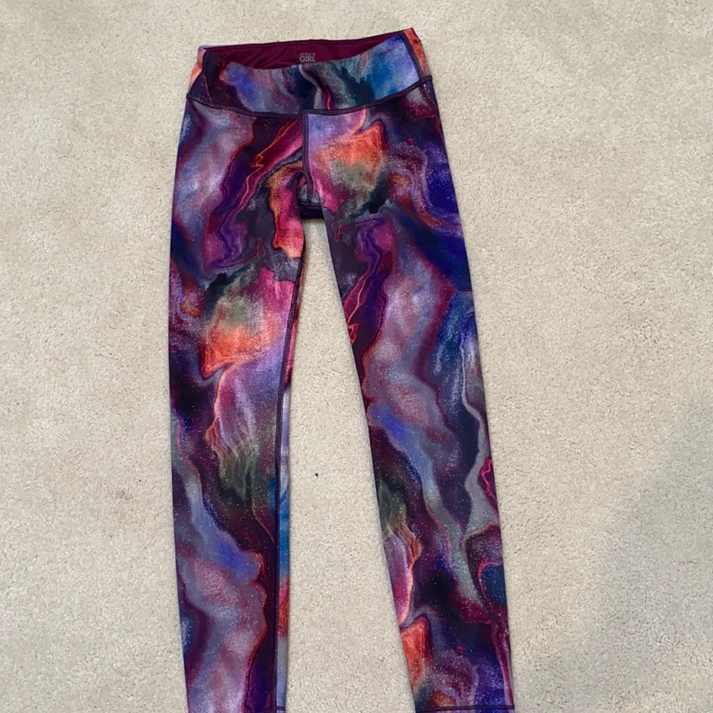 Galaxy Marble Athleta GIRL leggings